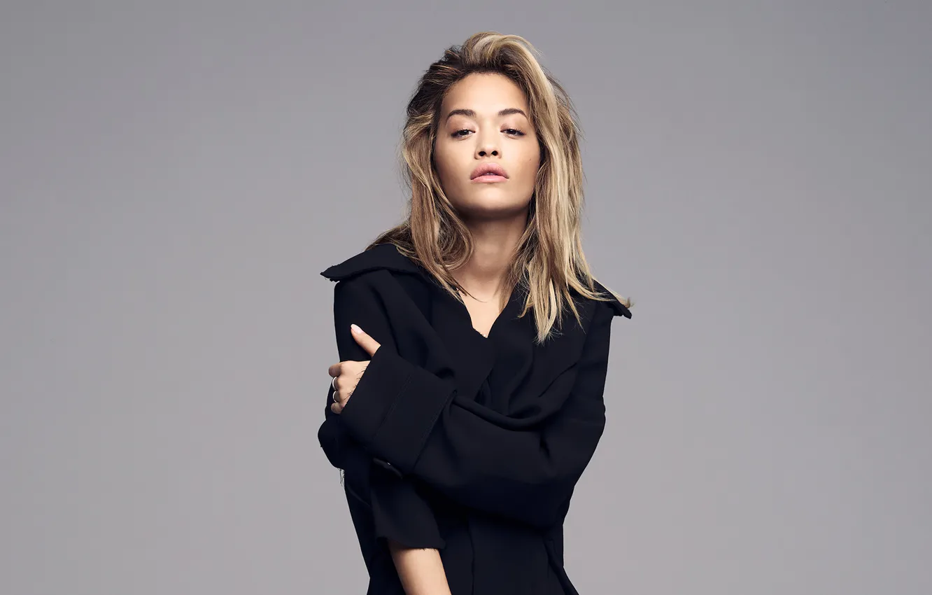Photo wallpaper look, girl, face, pose, photo, hair, portrait, Rita Ora