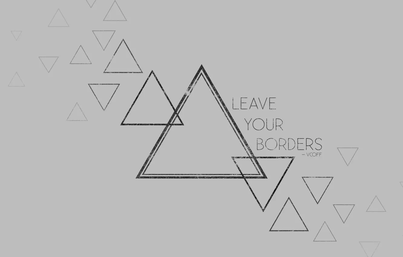 Photo wallpaper style, minimalism, border, black and white, grunge, motivation, vcoff