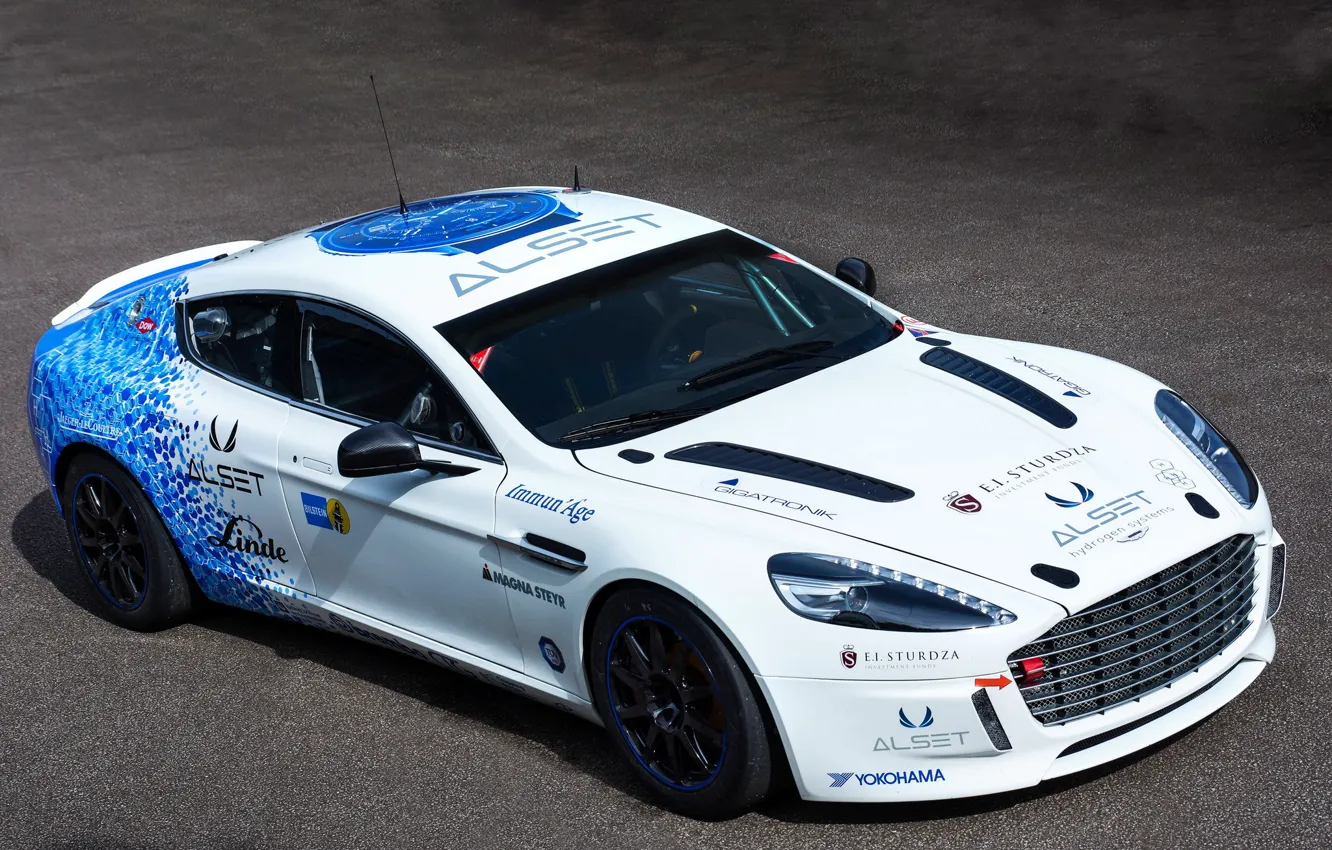 Photo wallpaper machine, white, Aston Martin, Hybrid, the front, Fast S, Hydrogen