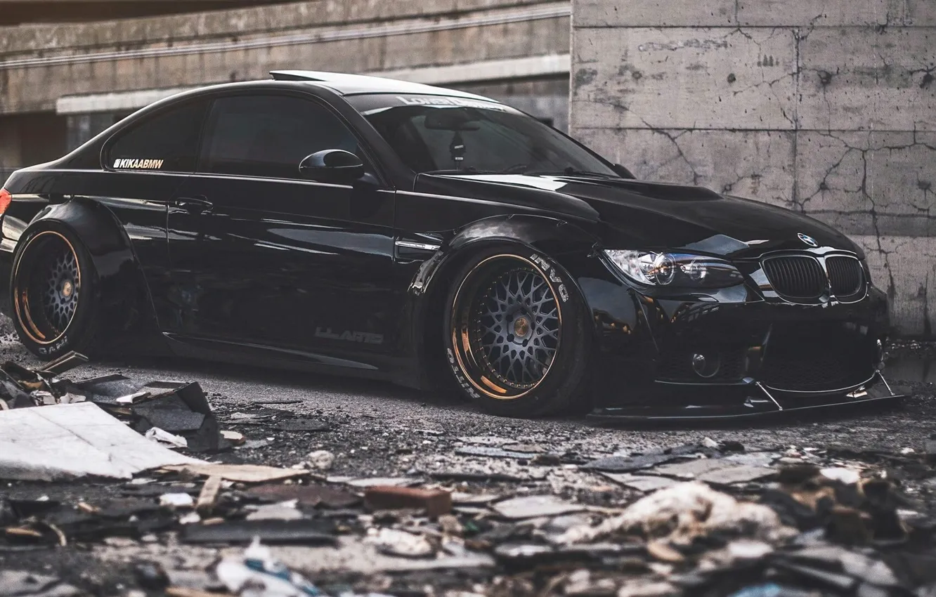 Photo wallpaper BMW, coupe, E92, Wide Body, Liberty Walk, 3-Series, Pandem