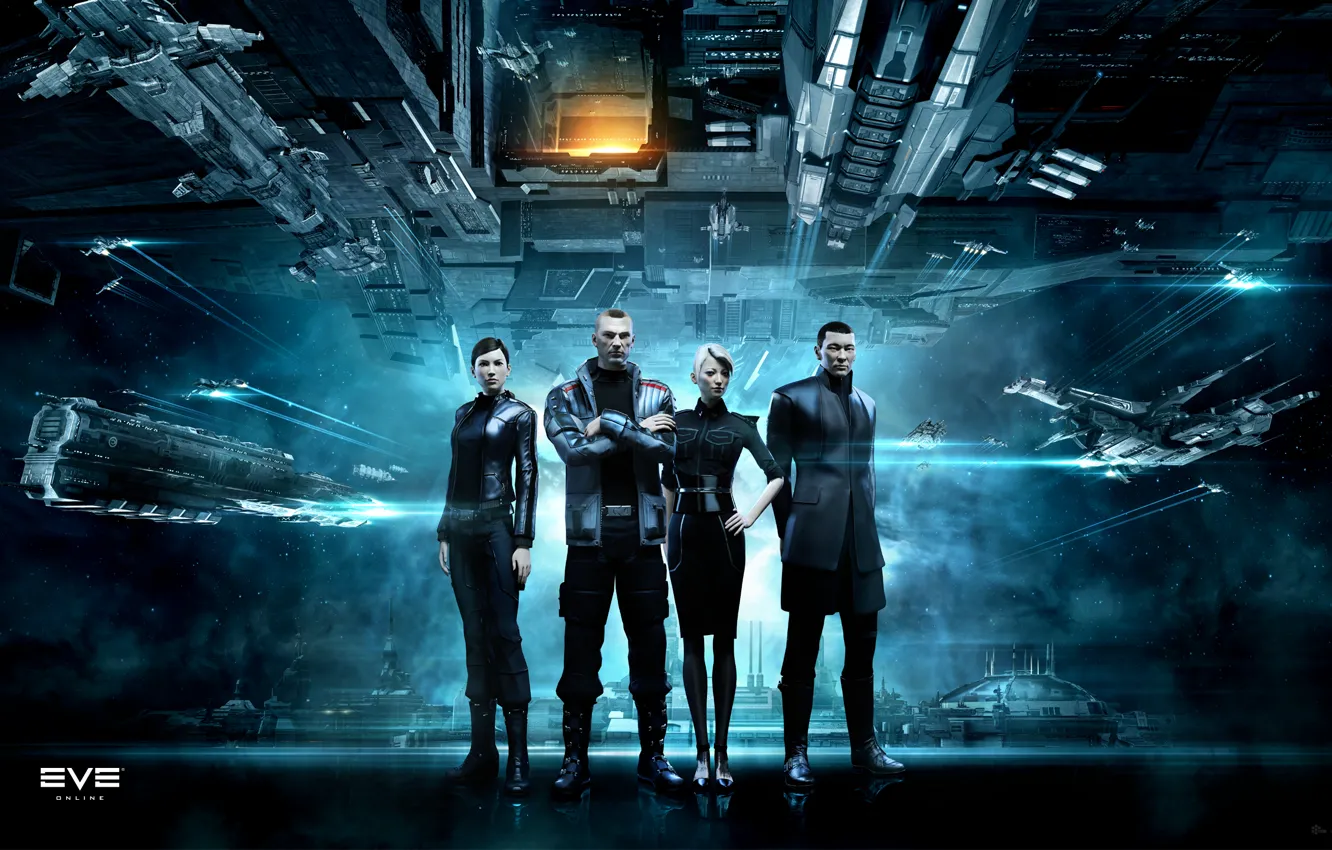 Photo wallpaper space, space, eve online, CCP Games, New Eden, Caldari