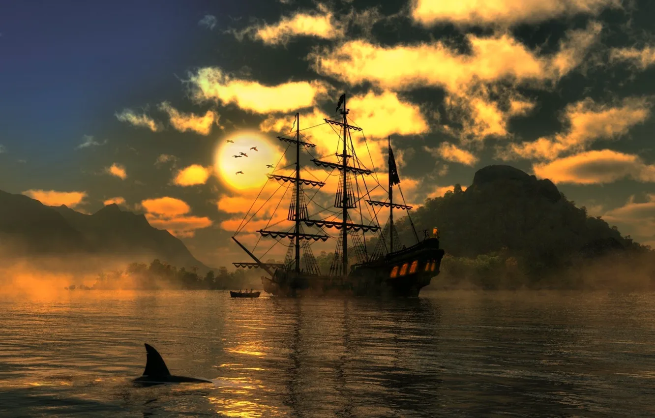 Photo wallpaper fantasy, art, a remake