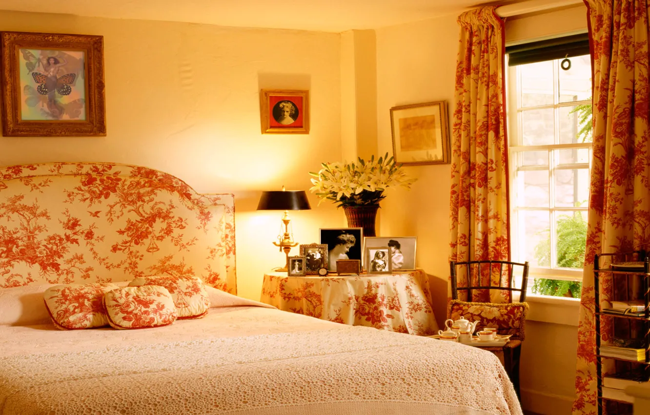 Photo wallpaper design, house, style, Villa, interior, cottage, bedroom, living room
