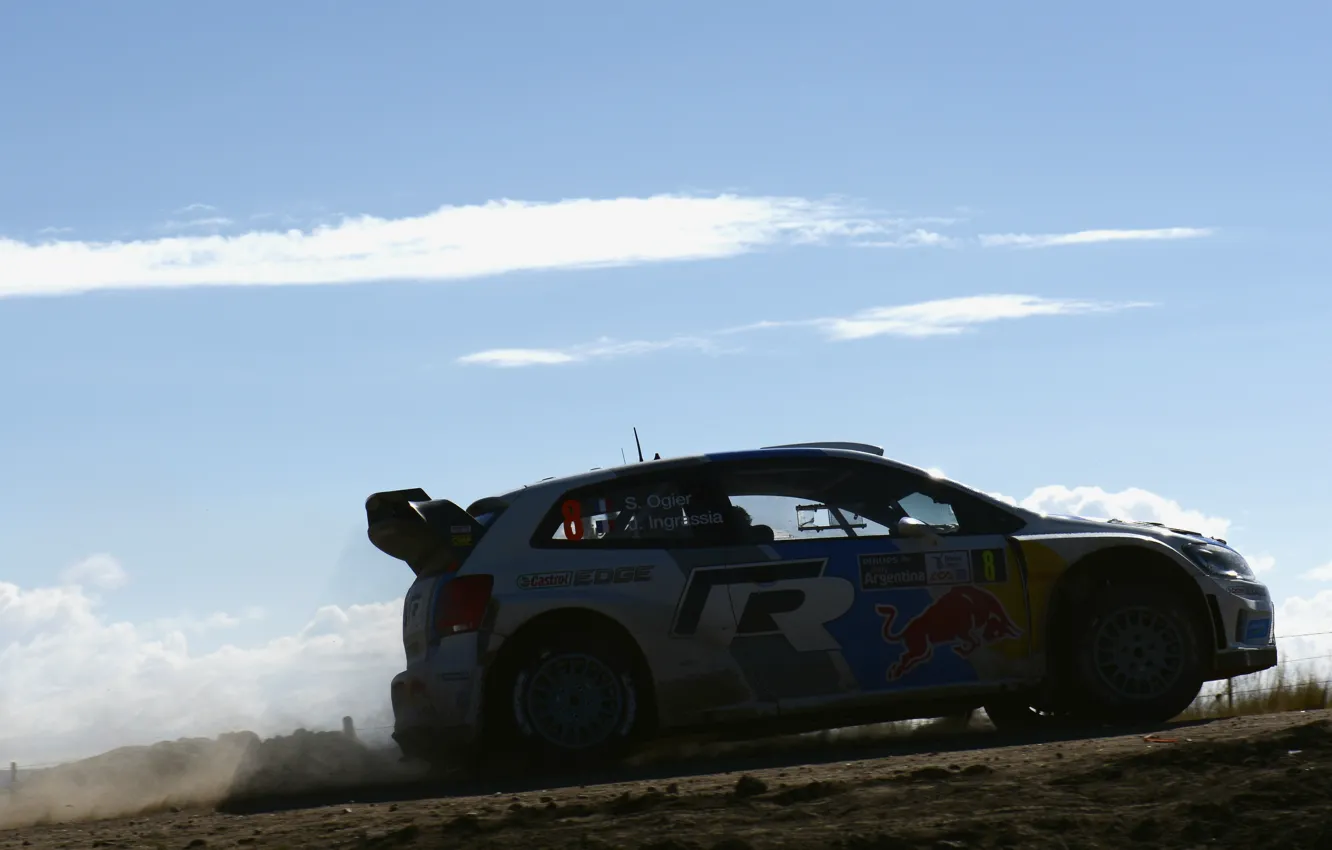 Photo wallpaper WRC, Rally, 2013, Polo R, S.Oger