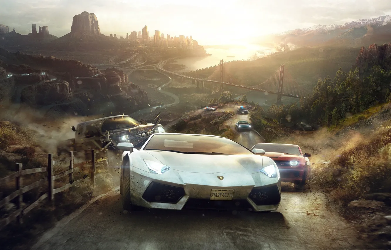 Photo wallpaper race, The Crew, game2014