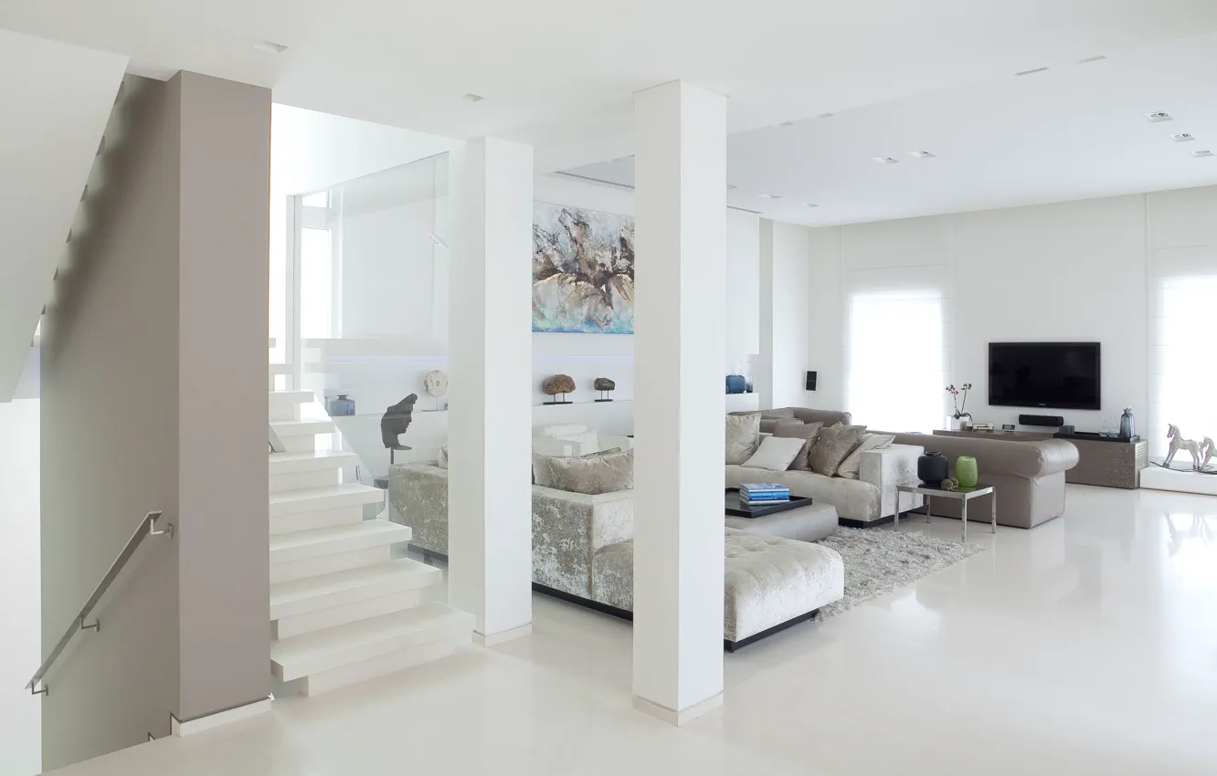 Photo wallpaper Villa, interior, living room, Suite