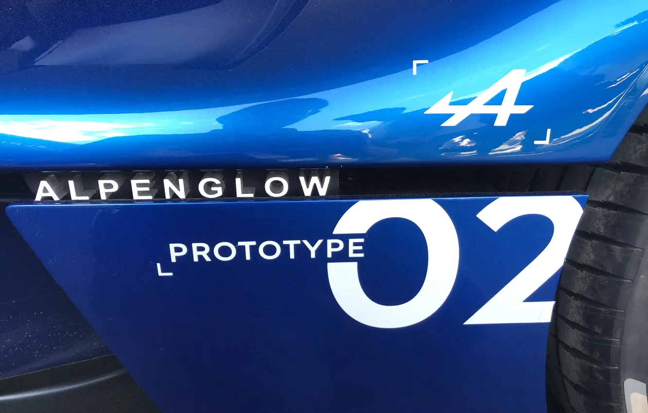 Photo wallpaper the concept car, hybrid, hypercar, Alpine, alpenglow, hydrogen, hydrogen, 2024