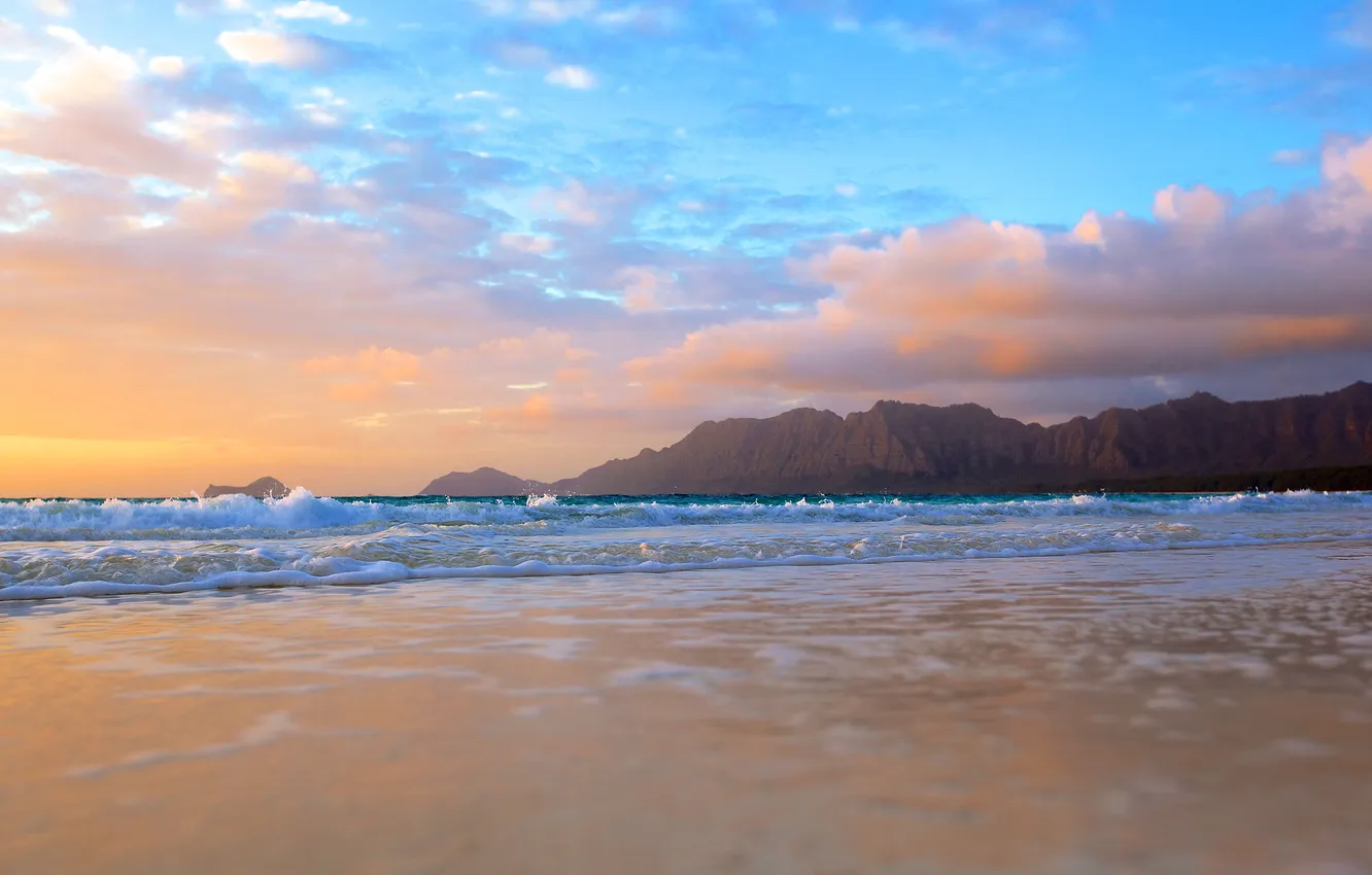 Photo wallpaper sea, rocks, shore