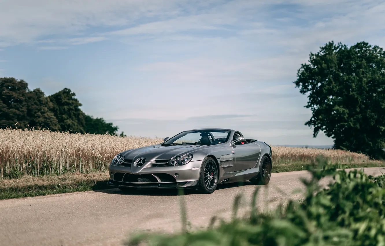 Photo wallpaper Mercedes-Benz, SLR, Mercedes, Mercedes-Benz SLR McLaren Roadster 722S