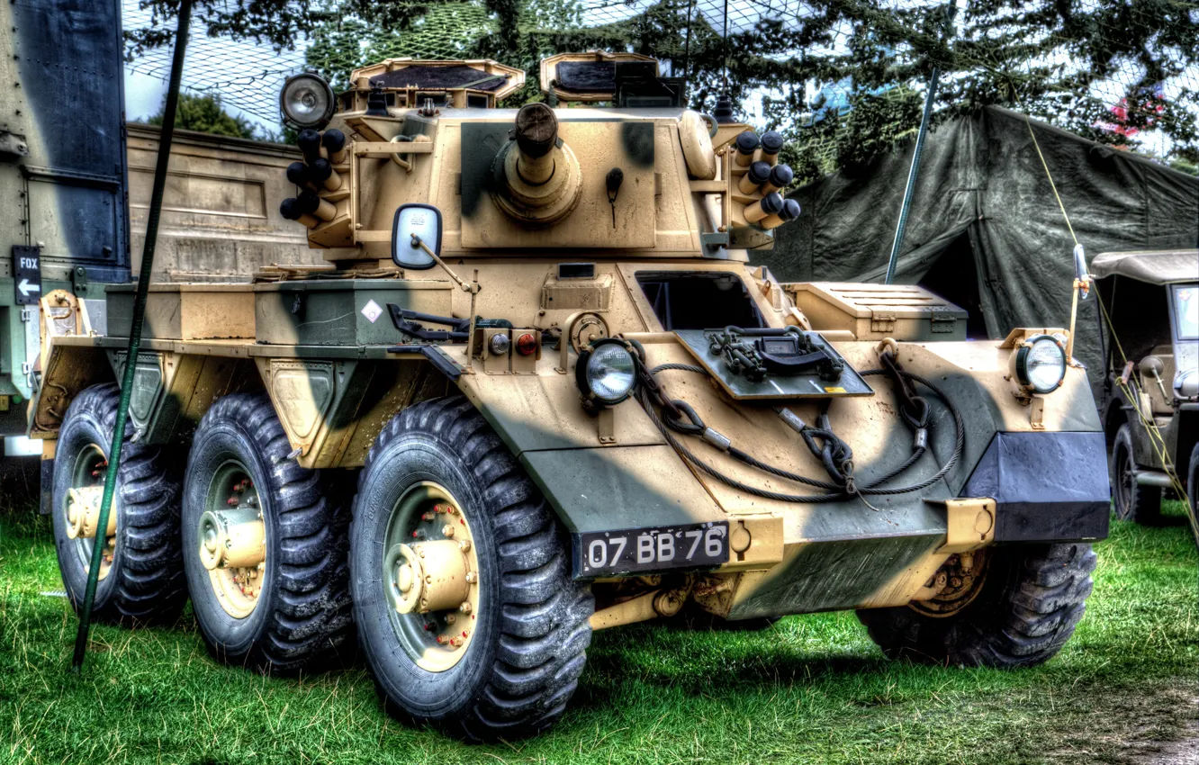 Photo wallpaper HDR, armored car, "Saladin", Saladin