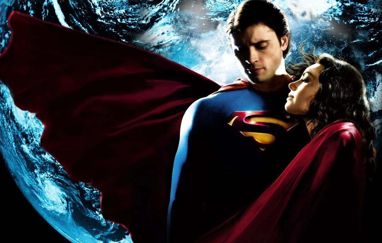 Photo wallpaper Smallville, Smallville, erica durance, Tom Welling