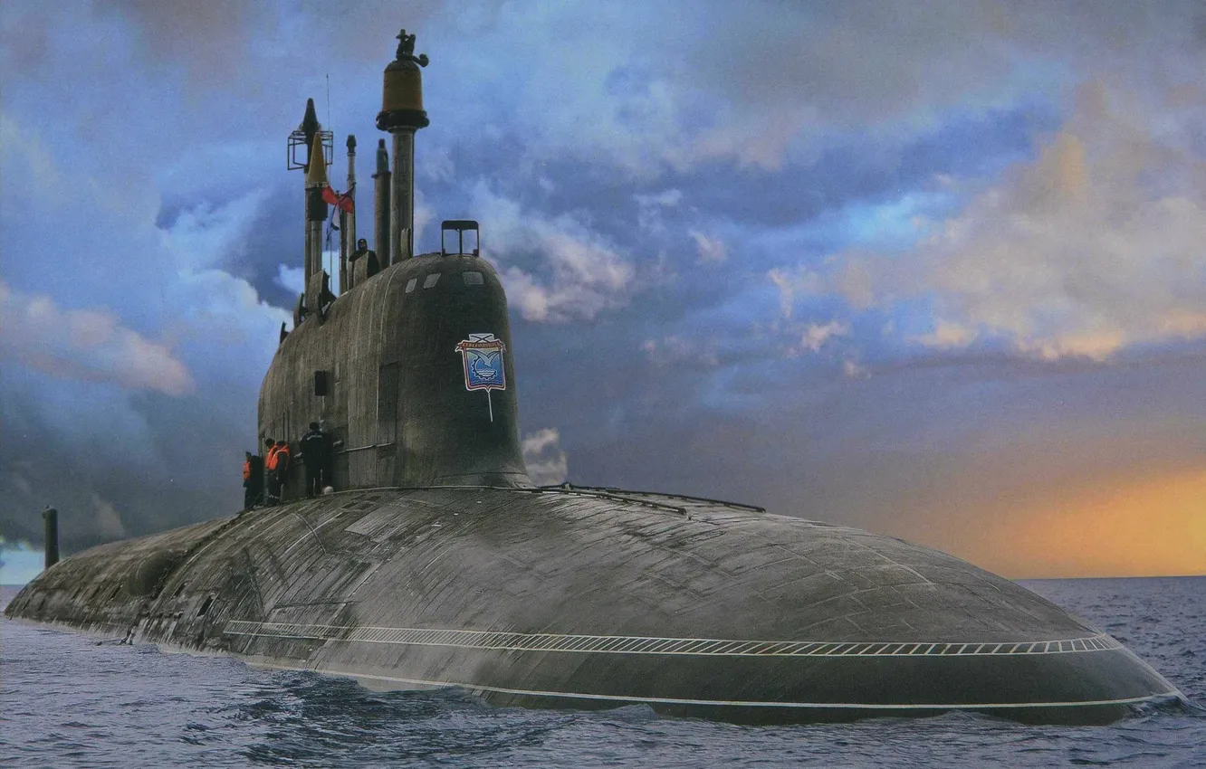 Photo wallpaper Ash, submarine, project 885, Severodvinsk