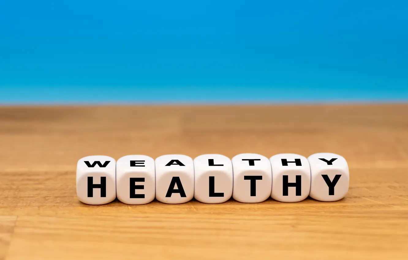 Photo wallpaper word, table, DICE