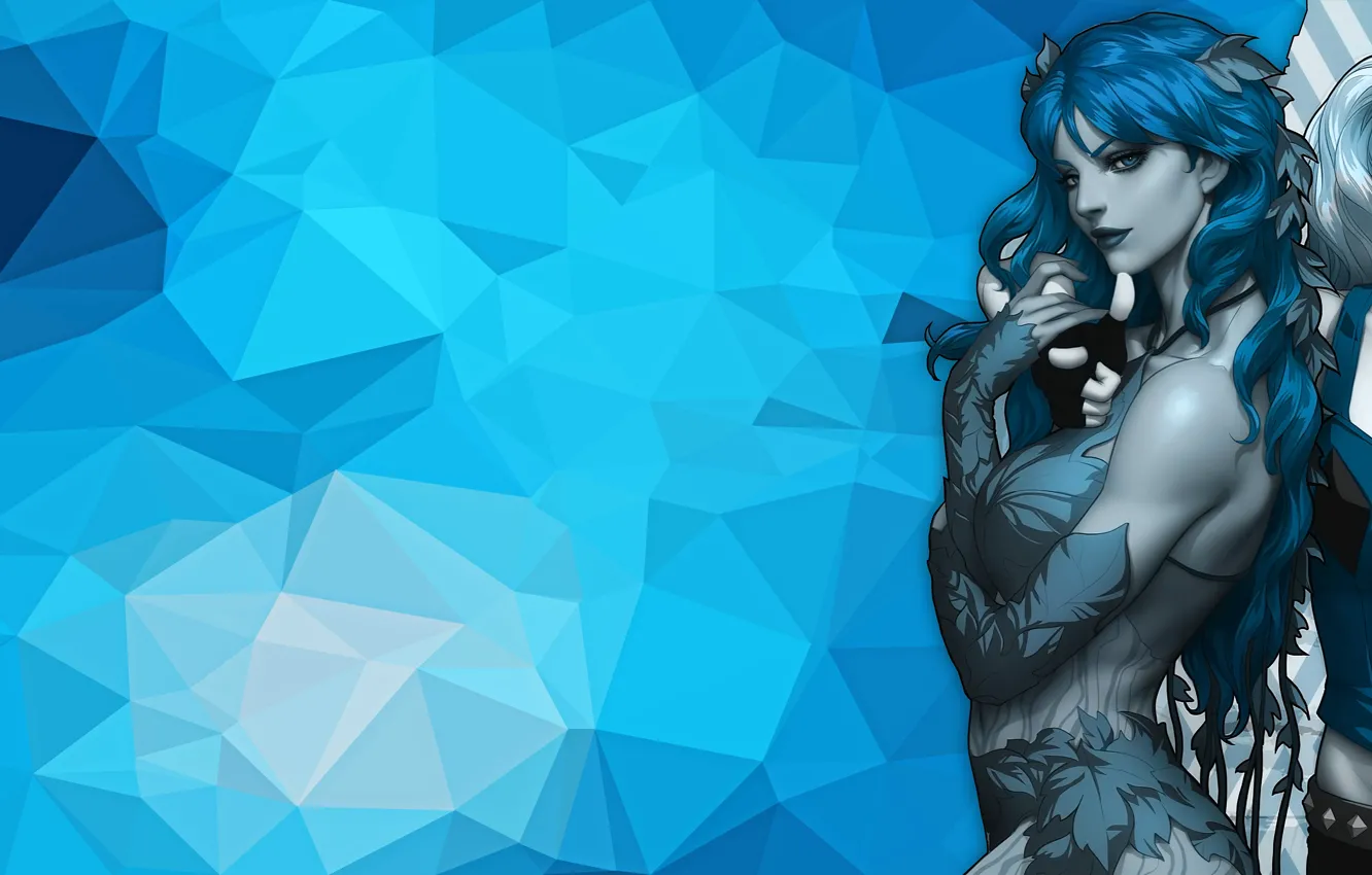 Photo wallpaper abstract, fantasy, girls, digital art, artwork, Comics, fantasy art, DC Comics