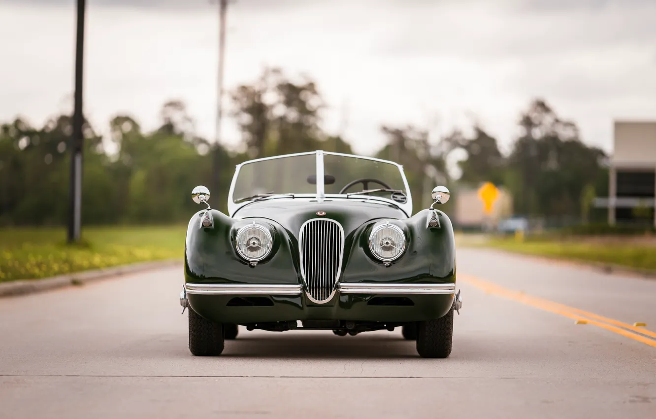Photo wallpaper Jaguar, 1954, XK120, Jaguar XK120 SE Roadster