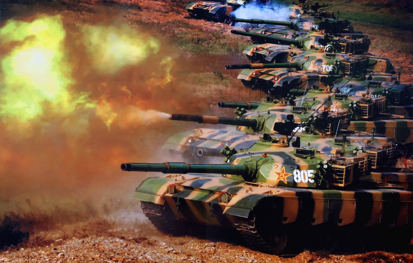 Photo wallpaper tank, Type 96, Energo5, People's Liberation Army of China