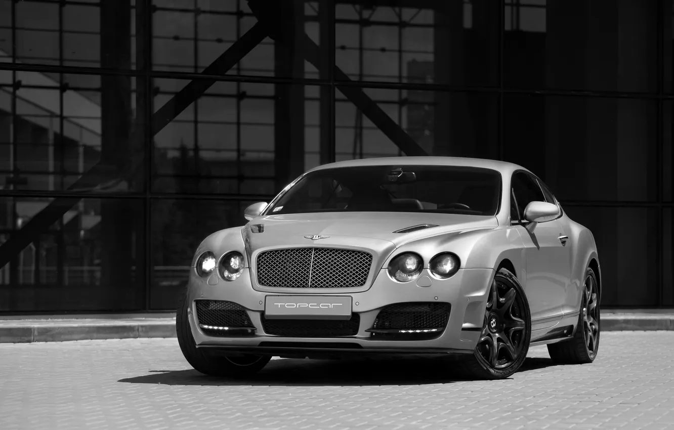 Photo wallpaper machine, sports car, Bentley Continental GT Bullet