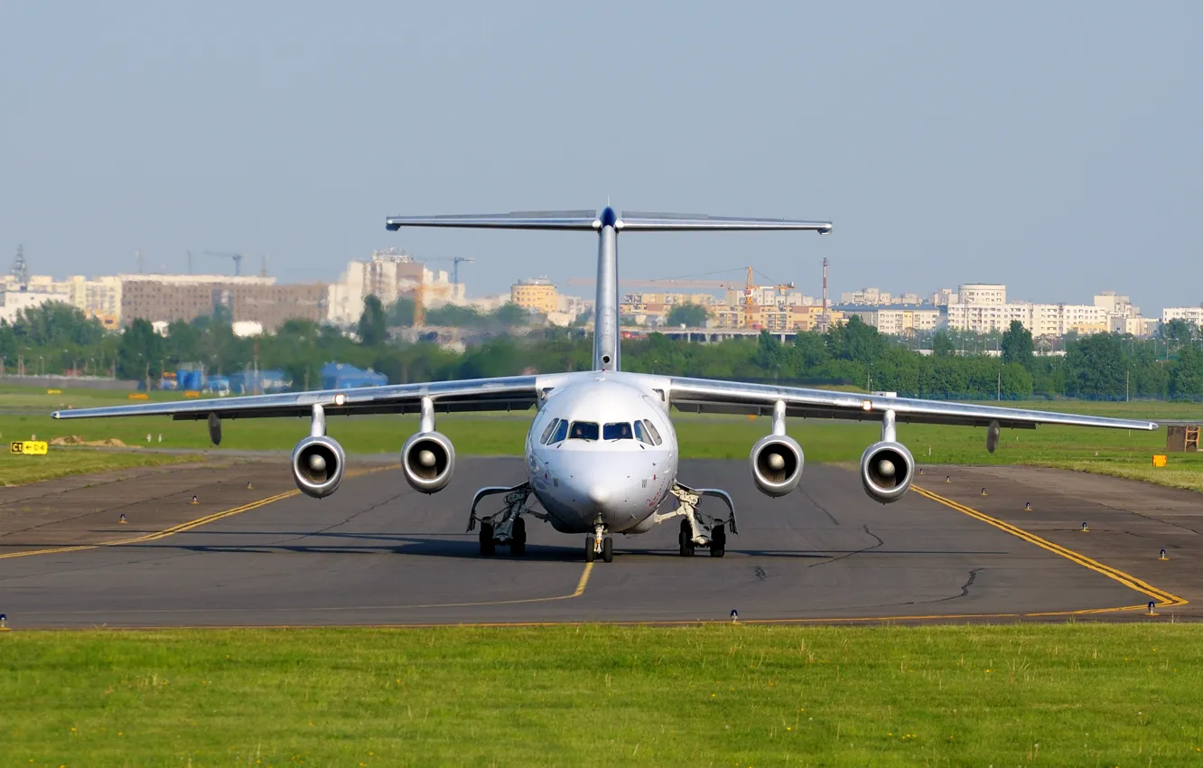 Photo wallpaper Вrussels Airlines, BАЕ Systems, Avro 146-RJ100