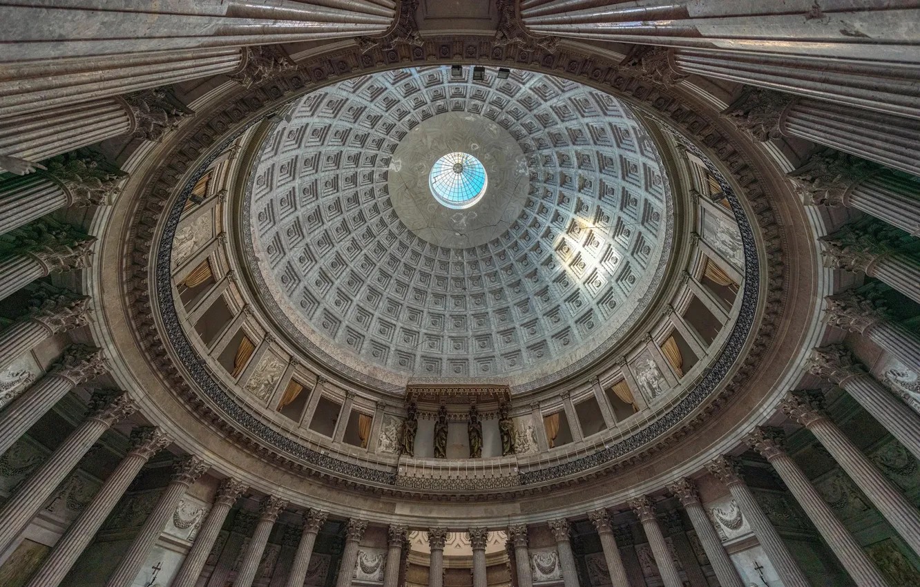 Photo wallpaper basilica, interior, Royal Pontifical Saint Francis of Paola