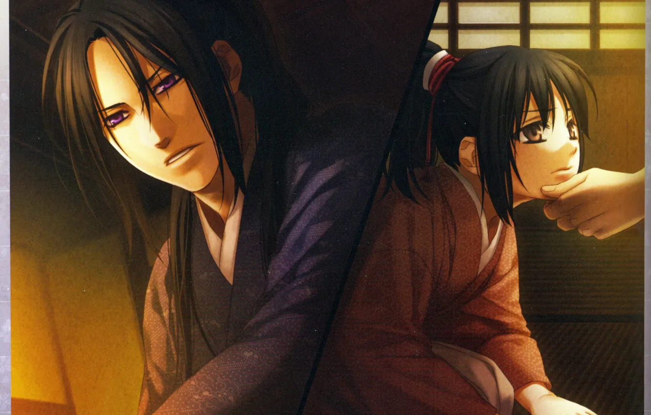 Photo wallpaper on my knees, chizuru yukimura, hakuouki shinsengumi kitano, familiarity, pilgrimage chop toshizou, the legend of …