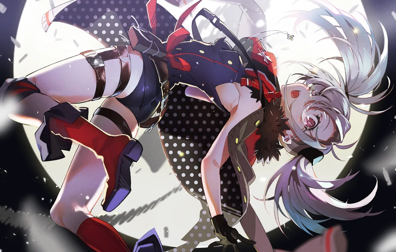 Photo wallpaper girl, weapons, art, Girls Frontline, Girls front, HK21