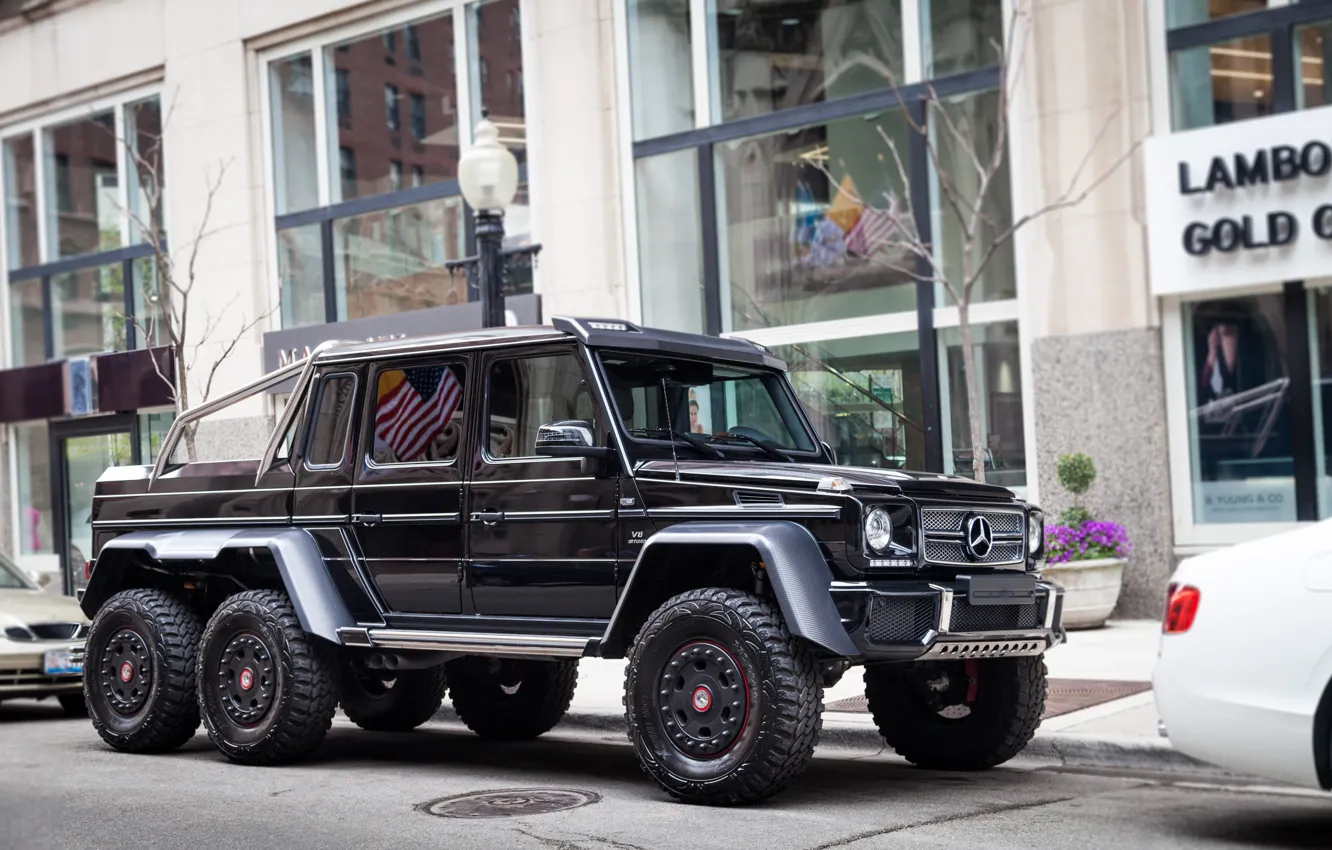 Photo wallpaper Mercedes-Benz, SUV, Mercedes-Benz G63 AMG 6x6