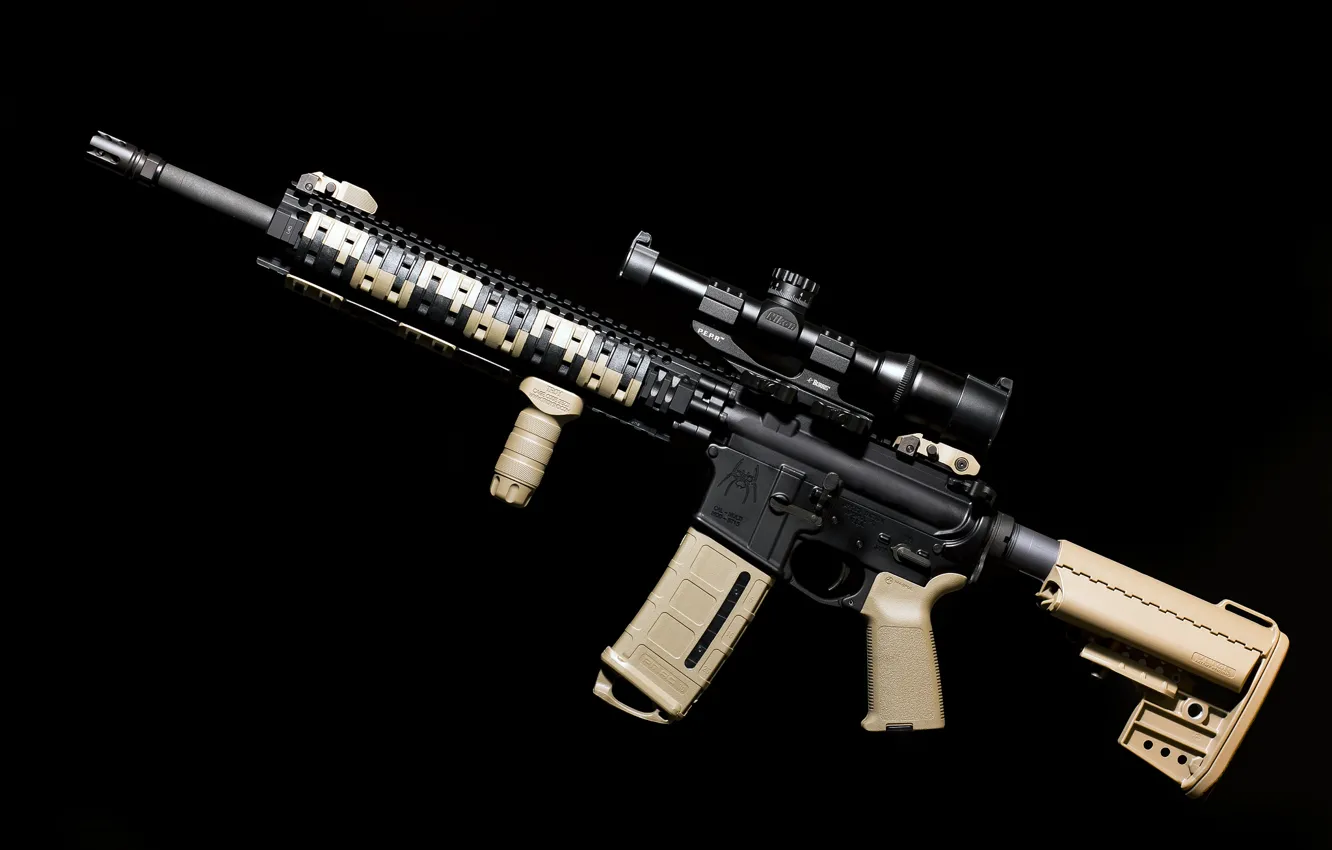 Photo wallpaper weapons, assault rifle, AR-15, BCM, assault rifle