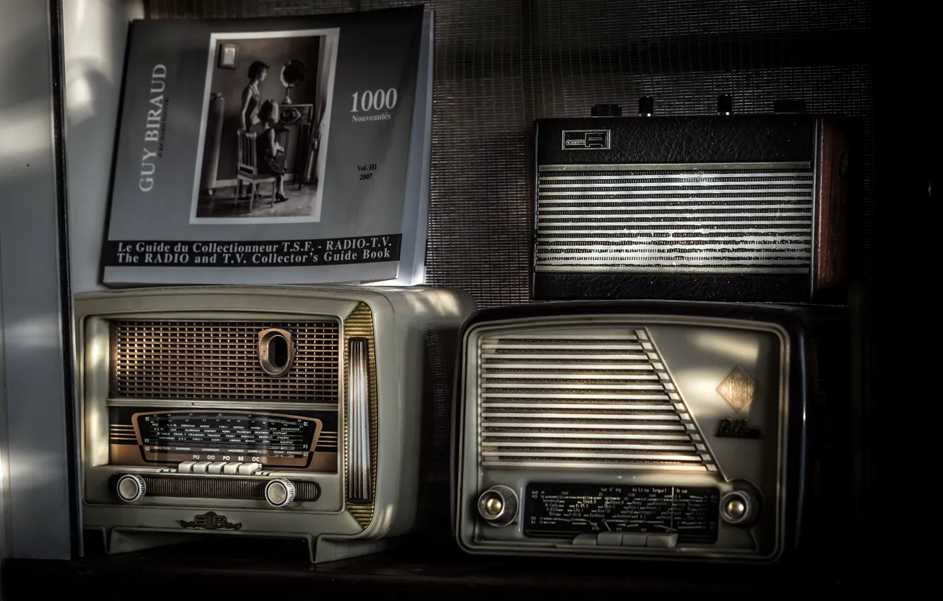 Photo wallpaper background, radio, receivers