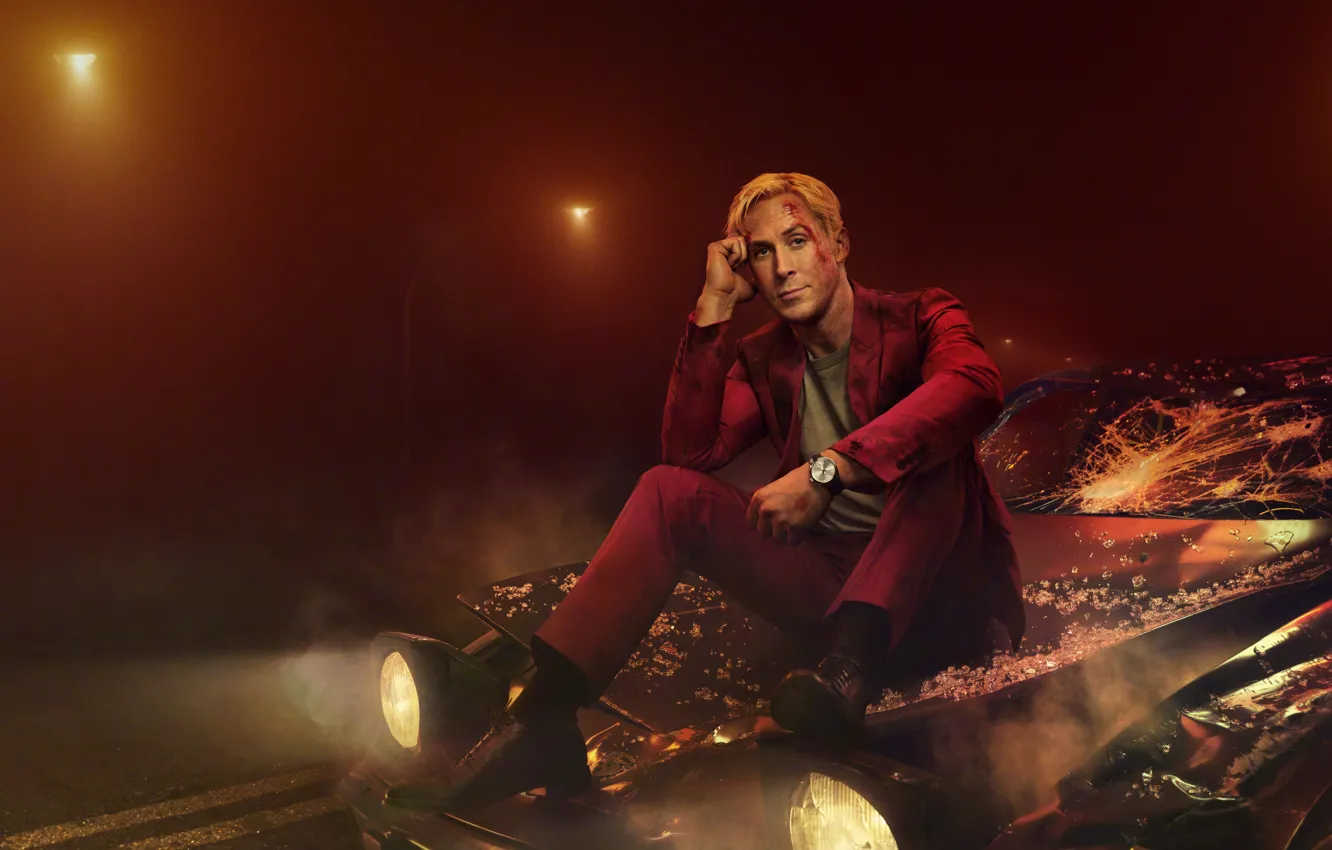 Photo wallpaper lights, Action, car, Thriller, action, Ryan Gosling, Ryan Gosling, Thriller