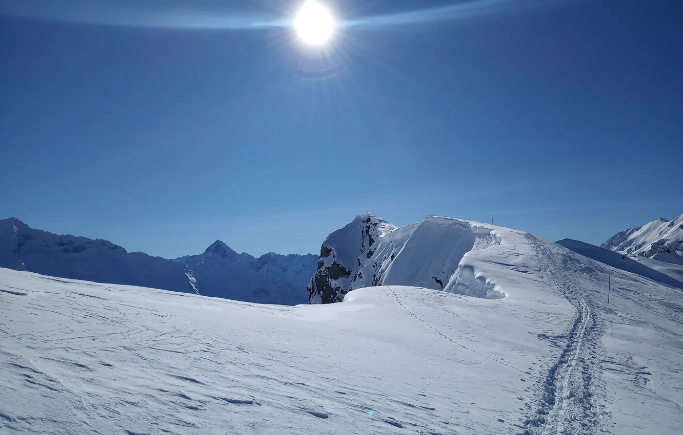 Photo wallpaper Switzerland, Alps, Melchsee-Frutt