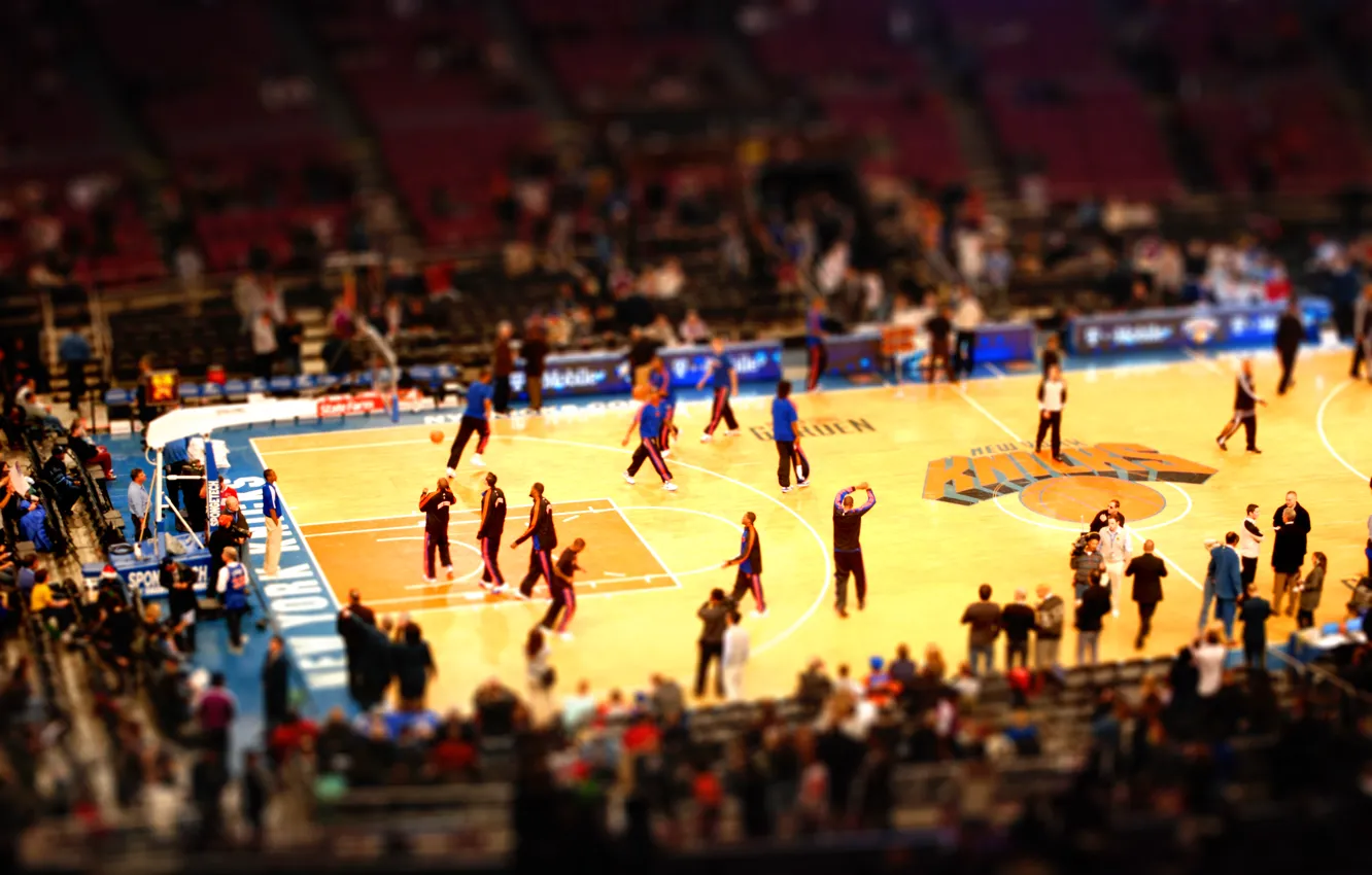 Photo wallpaper Wallpaper, sport, New York, Basketball, wallpaper, hall, arena, Playground