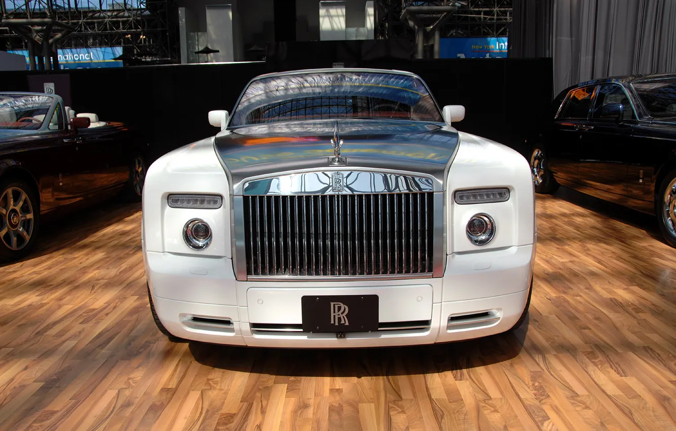 Photo wallpaper Rolls-Royce, Car, Wite