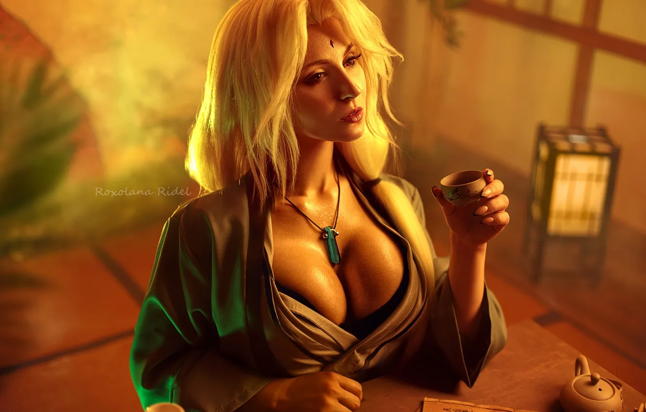 Photo wallpaper girl, pendant, Naruto, cosplay, Tsunade, In the tag-Roxolana Ridel