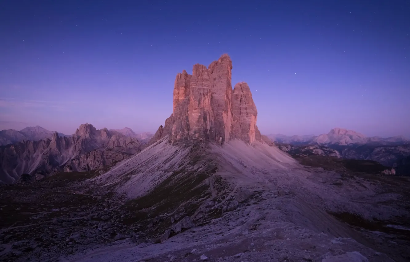 Photo wallpaper mountains, rocks, Italy, The Dolomites