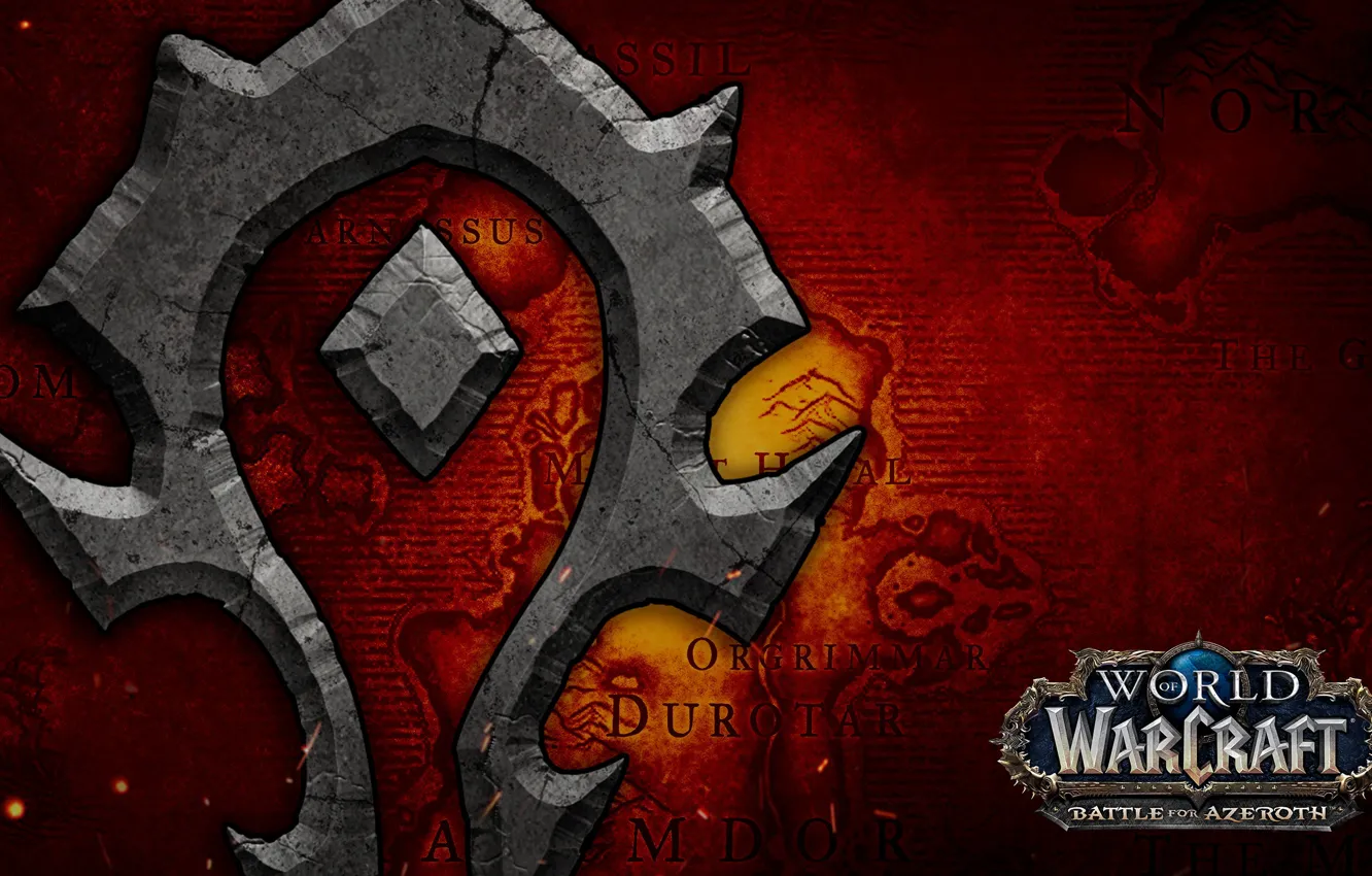 Photo wallpaper Blizzard, Horde, World of WarCraft, Battle for Azeroth