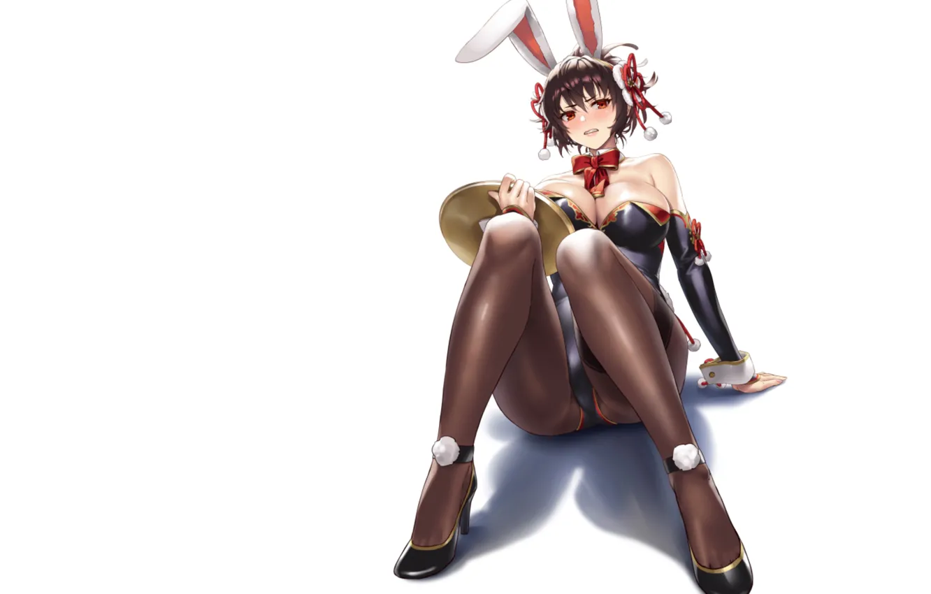 Photo wallpaper girl, hot, sexy, anime, stockings, pretty, babe, bunny