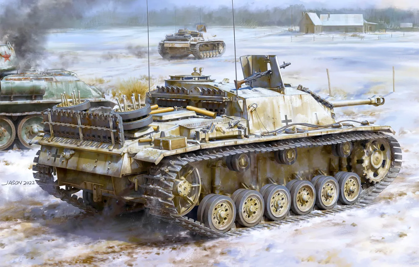 Photo wallpaper Germany, StuG III, Armor, StuG III Ausf. G