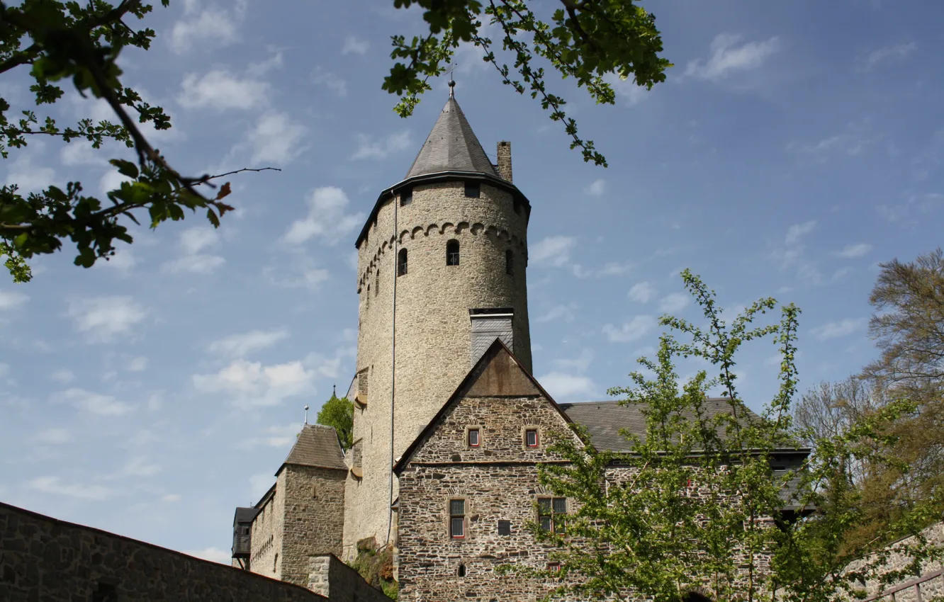 Photo wallpaper the city, Germany, Altena Castle