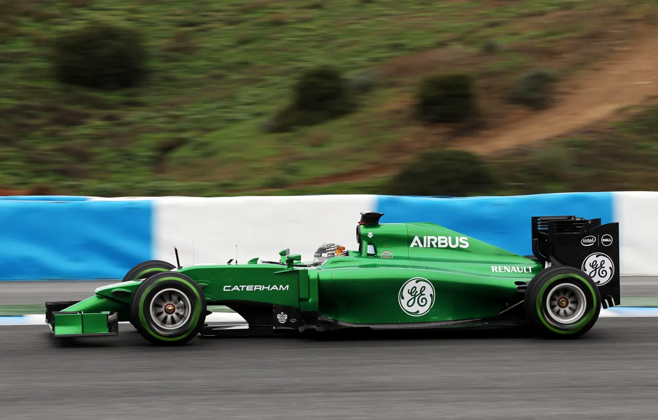 Photo wallpaper Formula 1, Caterham, Kamui Kobayashi, CT05