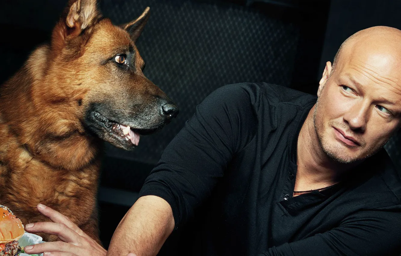 Photo wallpaper profile, the series, dog, shepherd, TV series, Burger, Nikita Panfilov, Maxim Maximov