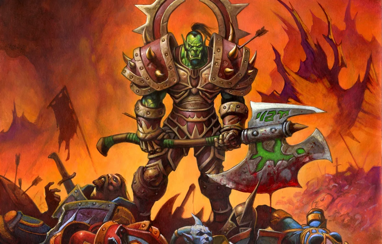 Photo wallpaper weapons, war, victory, blood, body, Dead, warrior, murder