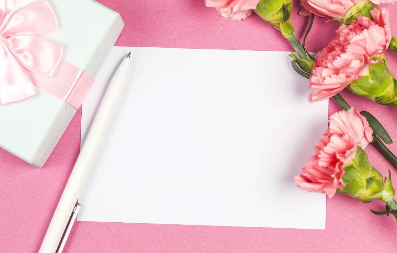 Photo wallpaper flowers, holiday, gift, clove