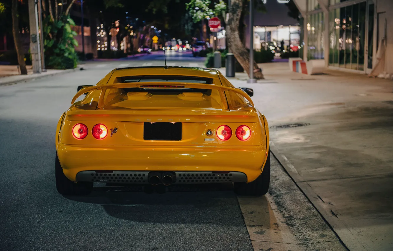 Photo wallpaper Lotus, rear, Esprit, Lotus Esprit V8