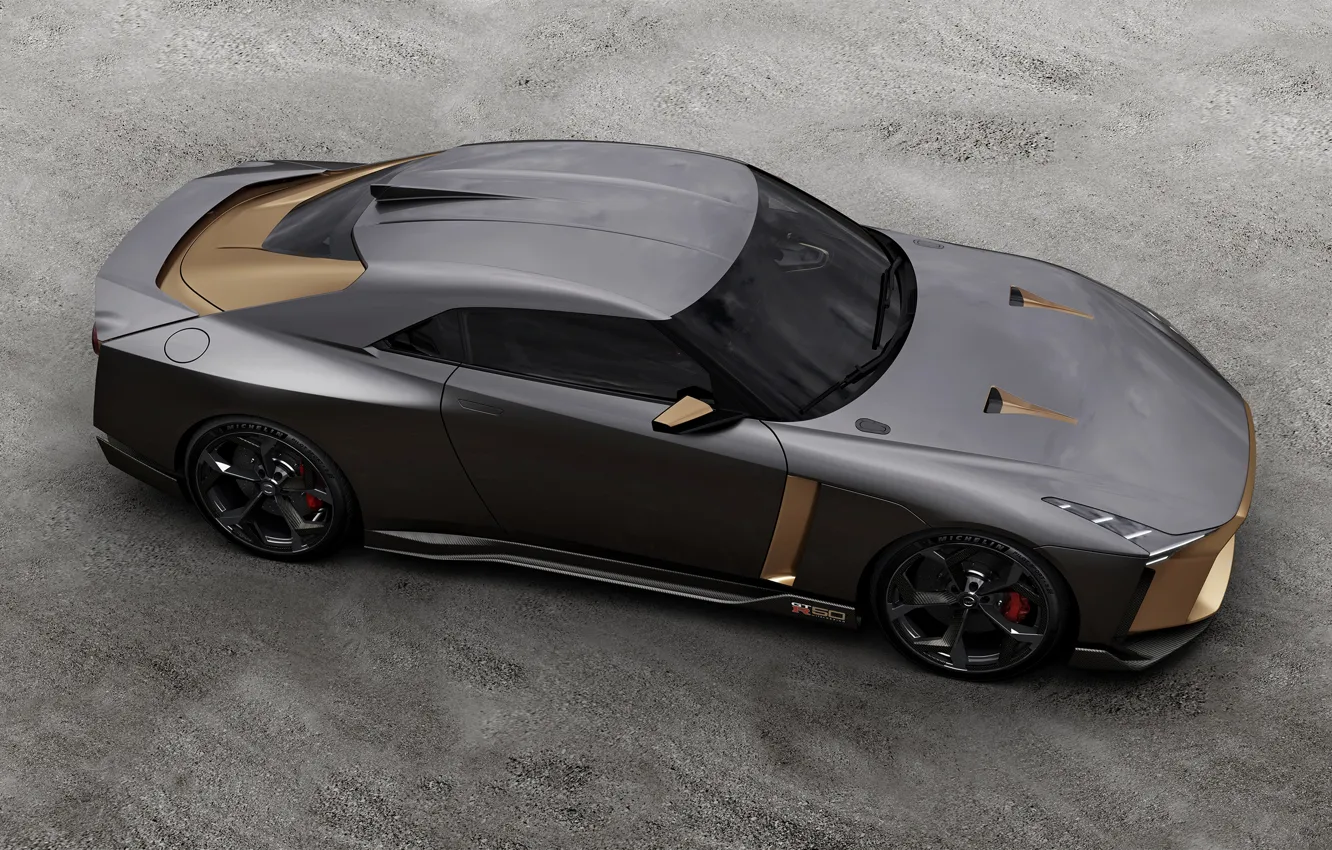 Photo wallpaper top, Nissan, 2018, ItalDesign, GT-R50 Concept