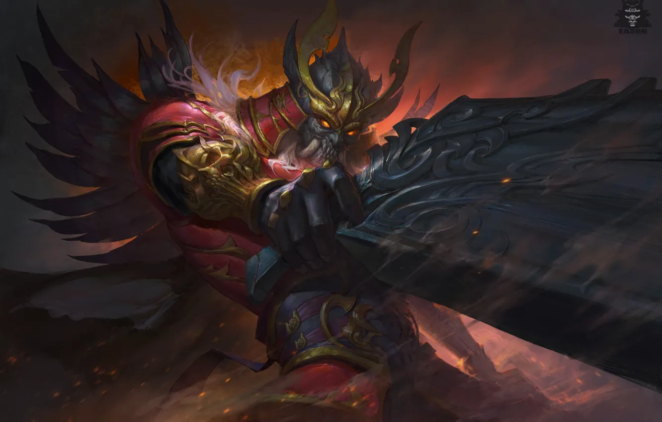 Photo wallpaper fan art, Reaper, Overwatch