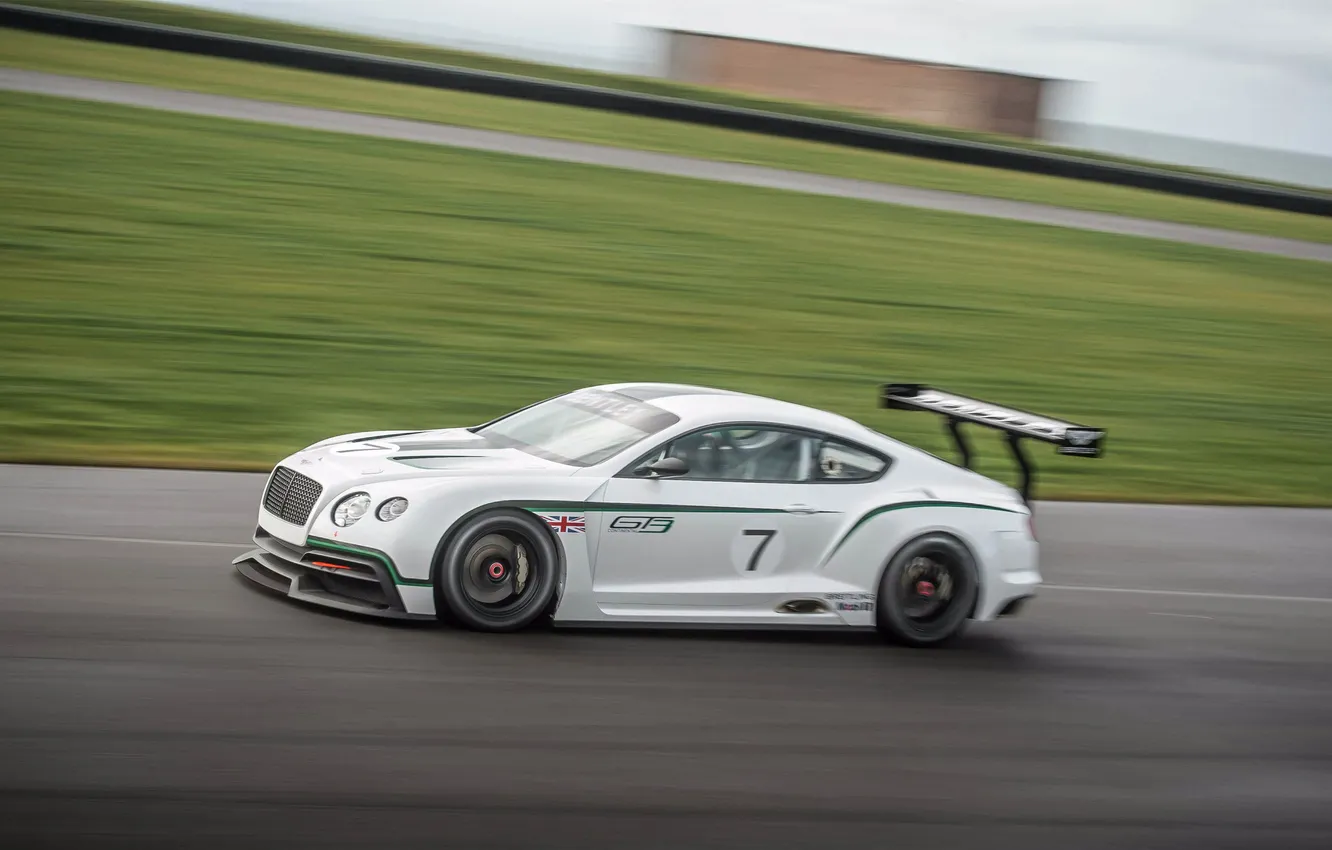 Photo wallpaper road, movement, tuning, Bentley, Continental, spoiler, tuning, GT3