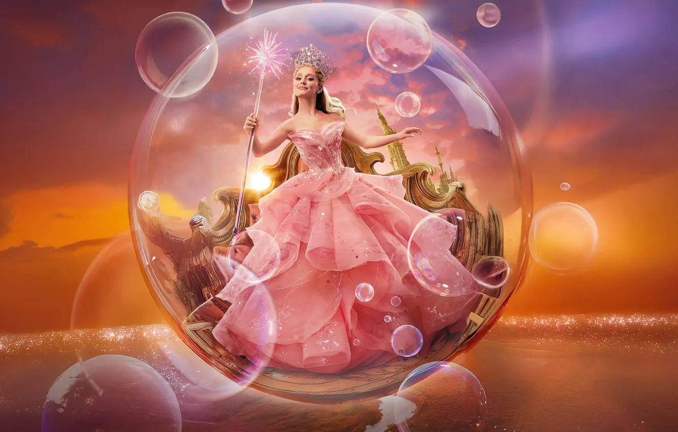 Photo wallpaper girl, bubbles, Princess, Wicked: Part One, Evil: Part One