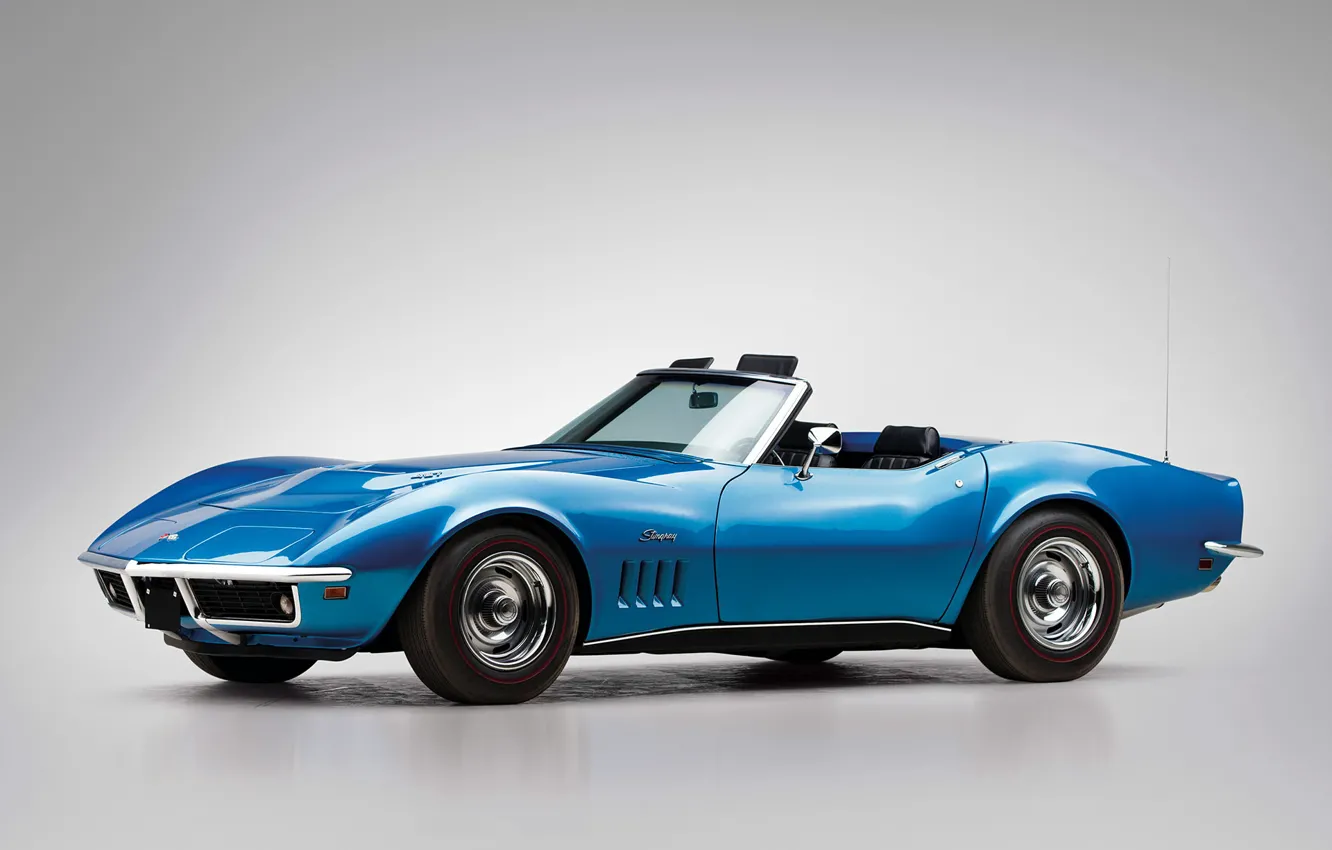 Photo wallpaper Corvette, Chevrolet, 1969, Stingray