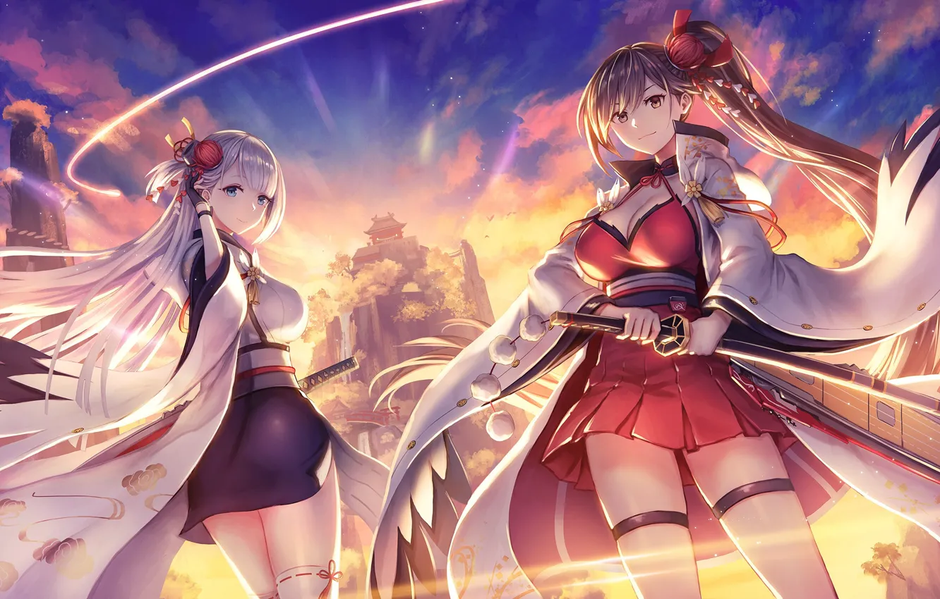 Photo wallpaper girls, anime, art, Azur Lane