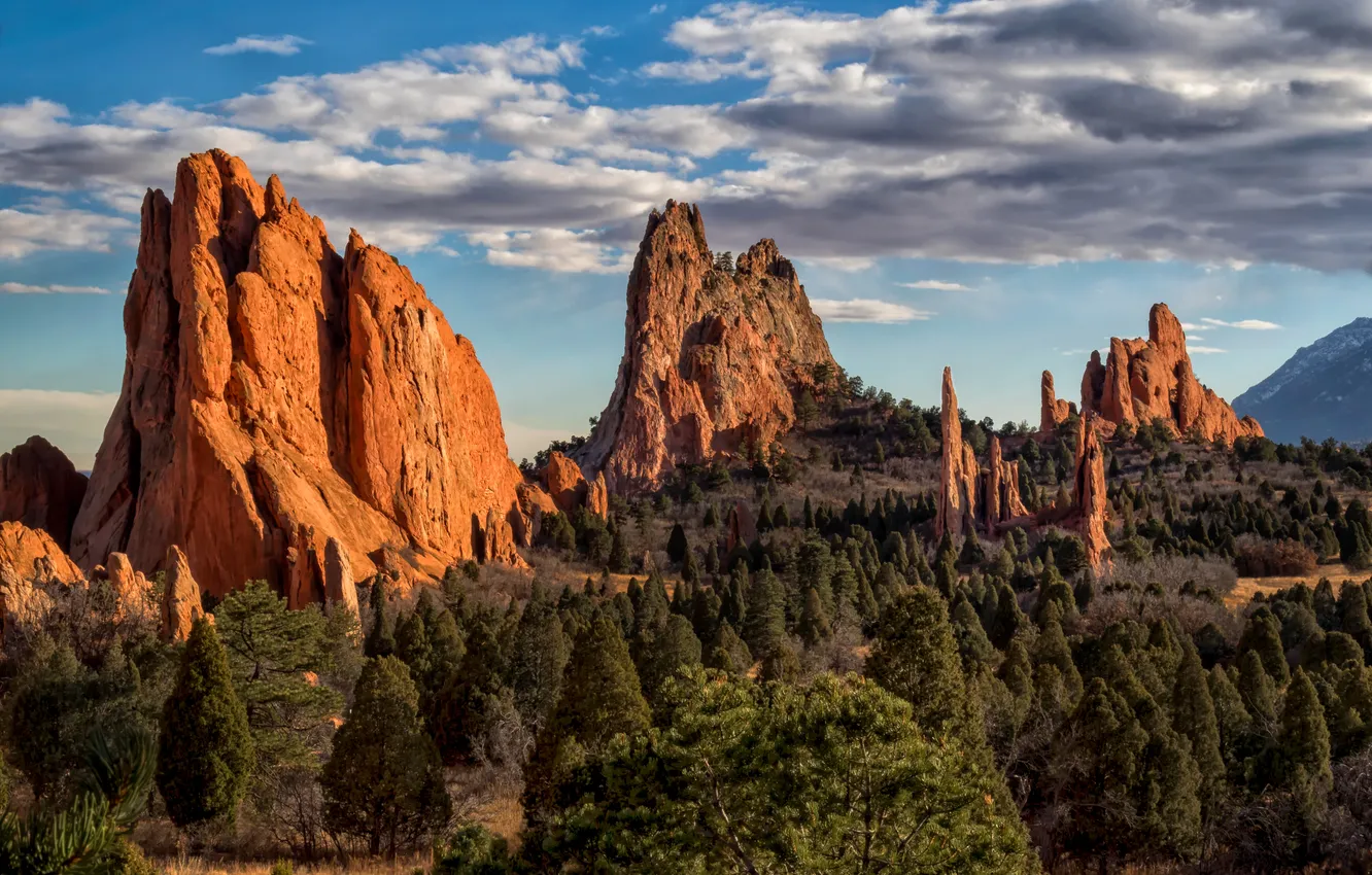 Photo wallpaper Colorado, Colorado Springs, Garden of the Gods